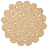 Ковер круглый с джутовой основой Round tourniquet варинант исполнения - 1 | Loft Concept в Нижнем Новгороде