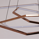 Люстра с 3-мя подвесами в виде шестиугольников Hexagon Horizontal варинант исполнения - 4 | Loft Concept в Нижнем Новгороде