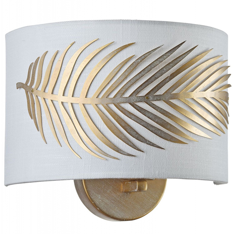 Бра Golden Feather Sconces Золотой Белый в Нижнем Новгороде | Loft Concept 