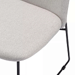 Стул мягкий светло-серый Chair Gray Runners варинант исполнения - 7 | Loft Concept в Нижнем Новгороде