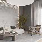 Гипсовая 3D панель с принтографией PM-01 варинант исполнения - 2 | Loft Concept в Нижнем Новгороде