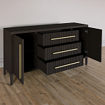 Буфет Primo с тремя ящиками и двумя фасадами Темный орех варинант исполнения - 5 | Loft Concept в Нижнем Новгороде