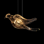 Подвесной светильник с прозрачной стеклянной птичкой Serip Voa варинант исполнения - 7 | Loft Concept в Нижнем Новгороде