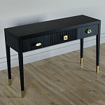 Дизайнерский Письменный стол Elsa Dreams Black с тремя ящиками варинант исполнения - 3 | Loft Concept в Нижнем Новгороде