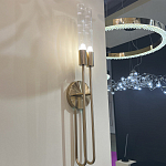 Бра с вытянутым рифленым стеклянным плафоном цилиндрической формы Trumpet tube варинант исполнения - 8 | Loft Concept в Нижнем Новгороде