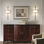 Бра вертикальное с белым полукруглым плафоном и длинным стержнем L Kichler варинант исполнения - 2 | Loft Concept в Нижнем Новгороде