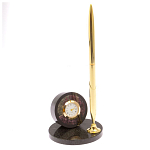 Часы настольные с ручкой из натурального камня Stone Clock варинант исполнения - 13 | Loft Concept в Нижнем Новгороде