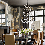 Обои ручная роспись в стиле Арт-деко Symphony Original colourway on Arkose silk dupion варинант исполнения - 2 | Loft Concept в Нижнем Новгороде