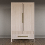 Шкаф платяной Primo с выдвижными ящиками шпон Черный дуб варинант исполнения - 2 | Loft Concept в Нижнем Новгороде