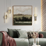 Подвесной светильник с шарообразным плафоном из алебастра и бронзовой декоративной стрекозой Alaris  варинант исполнения - 5 | Loft Concept в Нижнем Новгороде