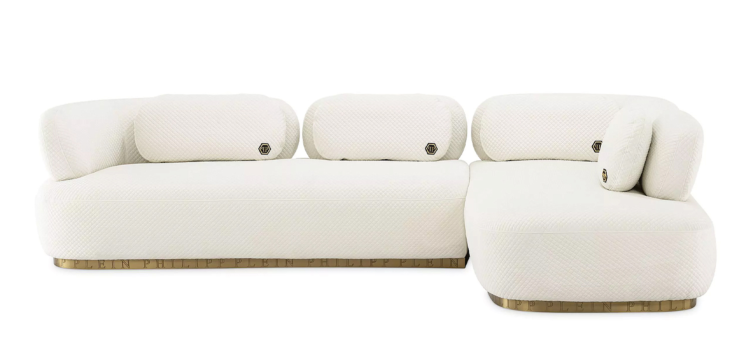 Диван Philipp Plein Sofa Signature Lounge Белый Диван Philipp Plein Sofa Signature Lounge Белый - Loft-Concept в Нижнем Новгороде