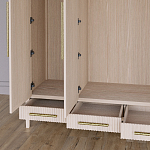 Большой Шкаф Primo Светлый дуб с 3 дверьми и 3 выдвижными ящиками варинант исполнения - 4 | Loft Concept в Нижнем Новгороде