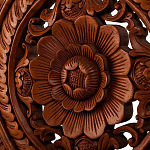 Панно из дерева круглое Flower Panel With Trees варинант исполнения - 2 | Loft Concept в Нижнем Новгороде