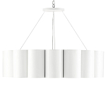 Люстра круглая фактурная в сочетании белого и золотого цвета Wide Stripes of Ribbon варинант исполнения - 2 | Loft Concept в Нижнем Новгороде