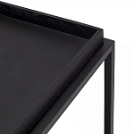 Тумба чёрная на колёсах Cabinet on Wheels варинант исполнения - 4 | Loft Concept в Нижнем Новгороде