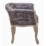 Кресло низкое в стиле прованс Louis French Armchair brown варинант исполнения - 2 | Loft Concept в Нижнем Новгороде