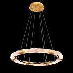 Люстра в форме кольца с золотым декором Warm Heavenly Light варинант исполнения - 5 | Loft Concept в Нижнем Новгороде