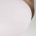 Потолочный светильник круглой формы с белым выпуклым матовым плафоном Feiss варинант исполнения - 4 | Loft Concept в Нижнем Новгороде