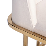 Стул обеденный велюровый кремовый с золотым каркасом Nobility варинант исполнения - 1 | Loft Concept в Нижнем Новгороде