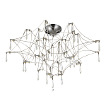 Потолочный светильник с тонким металлическим каркасом цвета хром Quasar варинант исполнения - 2 | Loft Concept в Нижнем Новгороде