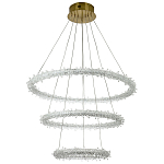 Многоярусная кольцевая люстра с хрустальным декором Gilbertine Crystals Ring Chandelier варинант исполнения - 2 | Loft Concept в Нижнем Новгороде