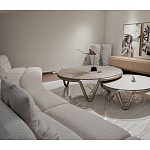 Стол журнальный круглый с узором Table Hypontic Pattern варинант исполнения - 7 | Loft Concept в Нижнем Новгороде