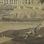 Обои ручная роспись Monuments of Paris Eau Forte on antique scenic Xuan paper варинант исполнения - 1 | Loft Concept в Нижнем Новгороде