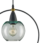 Подвесной светильник с прозрачным плафоном в тонком металлическом кругу Hanging Cascade Balls варинант исполнения - 1 | Loft Concept в Нижнем Новгороде