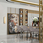 Бра в металлическом корпусе с рассеивателем из бежевого алебастра Cryptocrystalline Stone варинант исполнения - 2 | Loft Concept в Нижнем Новгороде