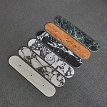 Бра с каменным основанием и 3-мя плафоном из стекла Shaw Marble Lighting варинант исполнения - 1 | Loft Concept в Нижнем Новгороде