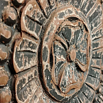 Индийский шкаф с орнаментом резьба из дерева Indian Antique Furniture  варинант исполнения - 4 | Loft Concept в Нижнем Новгороде