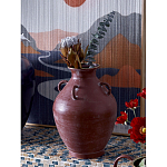 Ваза бордовая с 4-мя фактурными ручками Vase Burgundy Glaze варинант исполнения - 3 | Loft Concept в Нижнем Новгороде
