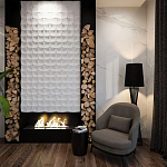 Гипсовая 3D Панель M-38 варинант исполнения - 1 | Loft Concept в Нижнем Новгороде