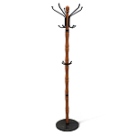 Вешалка напольная деревянная с черными металлическими крючками Noble Branches варинант исполнения - 1 | Loft Concept в Нижнем Новгороде