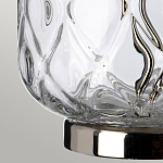 Настольная лампа с цилиндрическим абажуром и прозрачным стеклянным основанием Quintiesse варинант исполнения - 5 | Loft Concept в Нижнем Новгороде