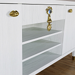 Комод-буфет Elsa Dreams White с открытыми полками   варинант исполнения - 5 | Loft Concept в Нижнем Новгороде