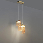 Подвесной светильник волнистой формы из фактурного стекла Wave варинант исполнения - 4 | Loft Concept в Нижнем Новгороде