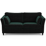 Диван с обивкой из велюра зеленый Gibbs Dark Green Sofa варинант исполнения - 1 | Loft Concept в Нижнем Новгороде