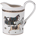 Чайный сервиз из фарфора с изображением лошадей на 6 персон 15 предметов Porcelain Horse Set  варинант исполнения - 4 | Loft Concept в Нижнем Новгороде