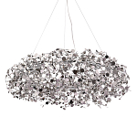 Люстра подвесная круглая с многочисленными металлическими круглыми элементами Terzani Argent варинант исполнения - 1 | Loft Concept в Нижнем Новгороде