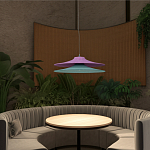 Подвесной вязаный светильник в двухцветном исполнении «Двойной Токио»  варинант исполнения - 2 | Loft Concept в Нижнем Новгороде