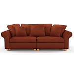 Мебельная ткань Шенилл терракотовый цвет 138 см T4-44 варинант исполнения - 4 | Loft Concept в Нижнем Новгороде