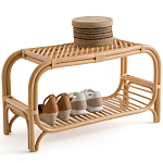 Скамья для прихожей из стеблей ротанга Willa Rattan Bench варинант исполнения - 7 | Loft Concept в Нижнем Новгороде