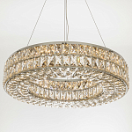 Круглая люстра с хрустальным декором Langlais Crystal Chrome Chandelier варинант исполнения - 3 | Loft Concept в Нижнем Новгороде