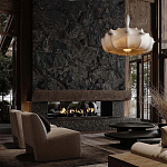 Подвесной светильник с белым фигурным абажуром и мягкими волнистыми краями Cloud Motion  варинант исполнения - 21 | Loft Concept в Нижнем Новгороде