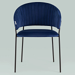 Стул в велюре синего цвета Horizon варинант исполнения - 3 | Loft Concept в Нижнем Новгороде