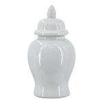 Ваза с крышкой однотонная Высота 31 см Chinoiserie Ceramics варинант исполнения - 12 | Loft Concept в Нижнем Новгороде