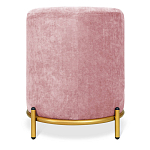 Банкетка овальная пыльно-розовый велюр на 4-х металлических ножках золотого цвета SANJAY варинант исполнения - 3 | Loft Concept в Нижнем Новгороде