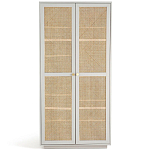 Шкаф с двумя дверцами из плетеного ротанга Tomio Wicker Furniture варинант исполнения - 1 | Loft Concept в Нижнем Новгороде