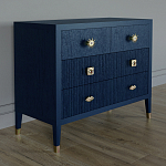 Бельевой Комод с 4 ящиками Elsa Dreams Blue варинант исполнения - 1 | Loft Concept в Нижнем Новгороде